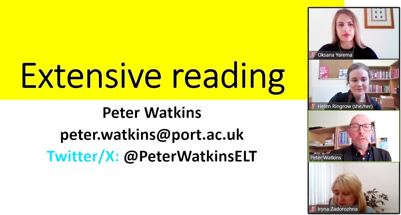 Dr Peter Watkins on Extensive reading